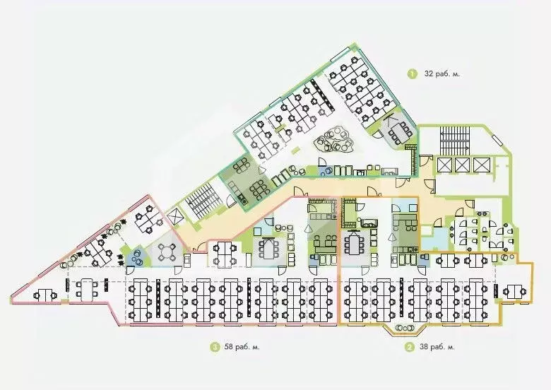 Помещение свободного назначения в Москва Новослободская ул., 14С2 (672 ... - Фото 2