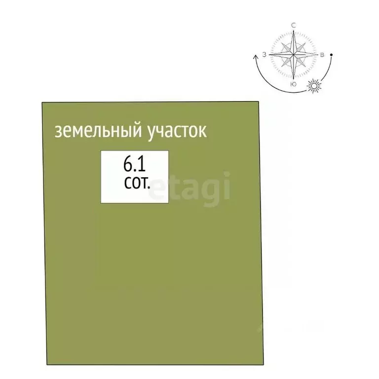 Участок в Ростовская область, Аксайский район, Рассветовское с/пос, ... - Фото 2