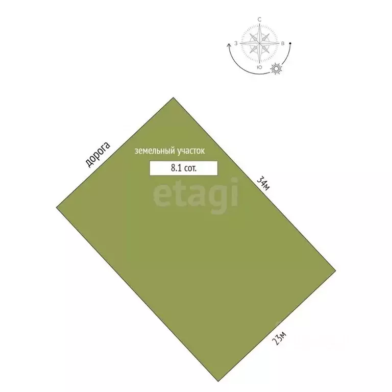 Участок в Костромская область, Кострома проезд Волгореченский (8.1 ... - Фото 2