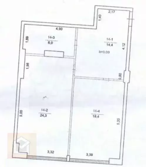 2-к кв. Крым, Симферополь ул. Балаклавская, 47а (63.1 м) - Фото 2