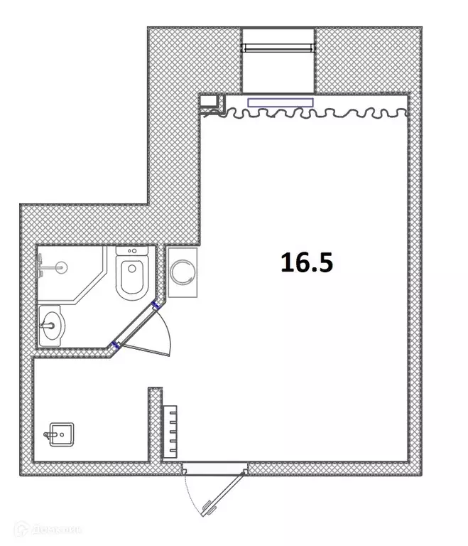 Продаётся квартира-студия, 16.5 м - Фото 1
