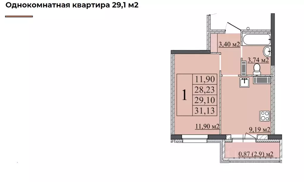 1-к кв. Ярославская область, Ярославль ул. Старая Костромская, 1 ... - Фото 2