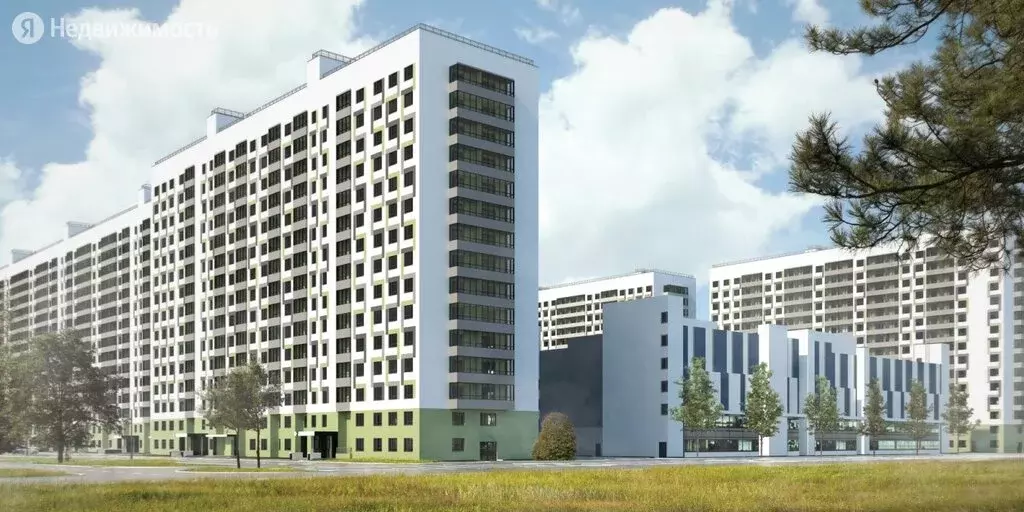2-комнатная квартира: Бугры, Тихая улица, 7к5 (57 м) - Фото 0