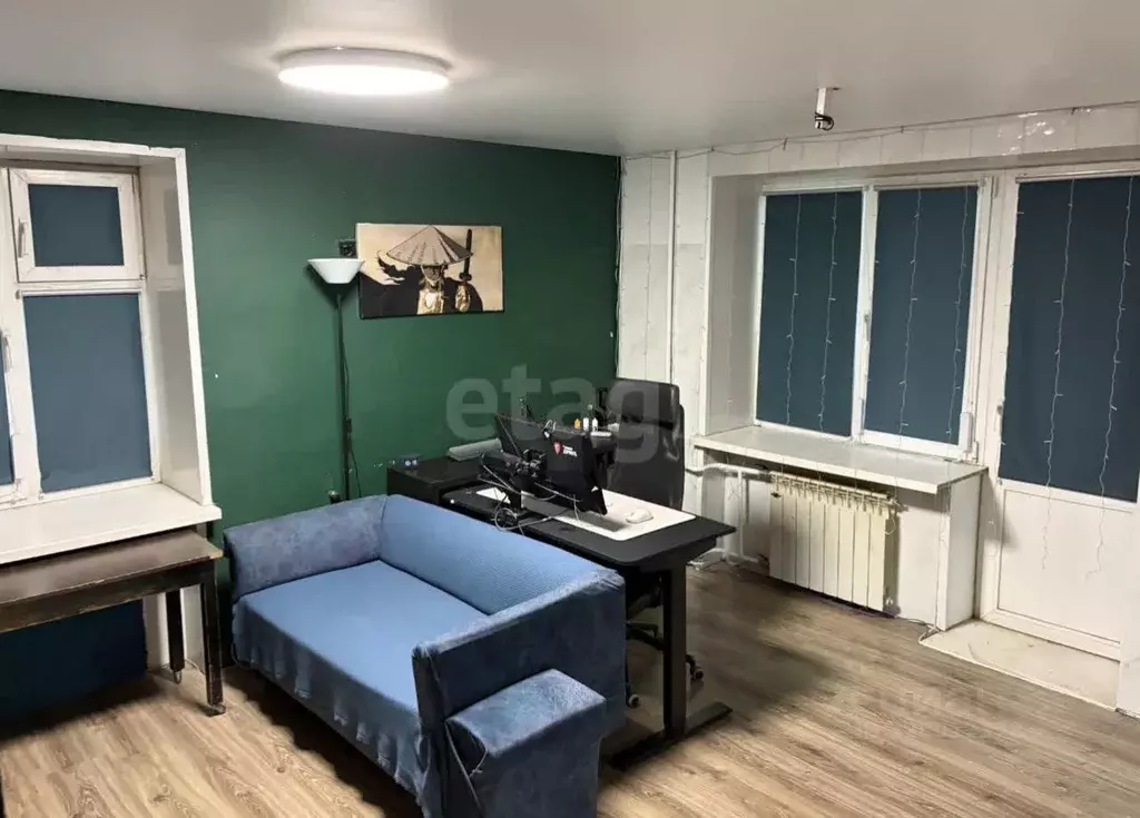 1-к кв. Саха (Якутия), Якутск ул. Петра Алексеева, 4/2 (30.8 м) - Фото 1