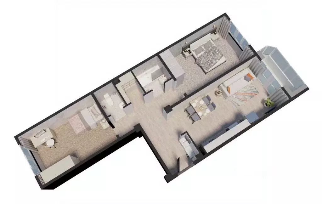 2-к кв. Сахалинская область, Анивский городской округ, с. Новотроицкое ... - Фото 1