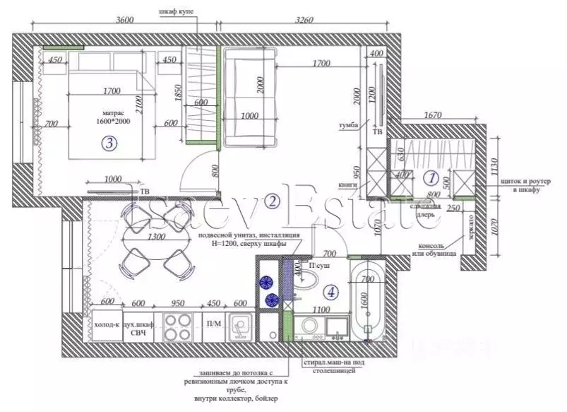 1-к кв. Москва Аминьевское ш., 4Дк3литВ (40.0 м) - Фото 2