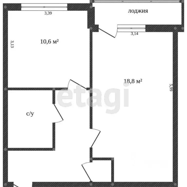 1-к кв. Тюменская область, Тобольск 7А мкр, 21Б (40.7 м) - Фото 2
