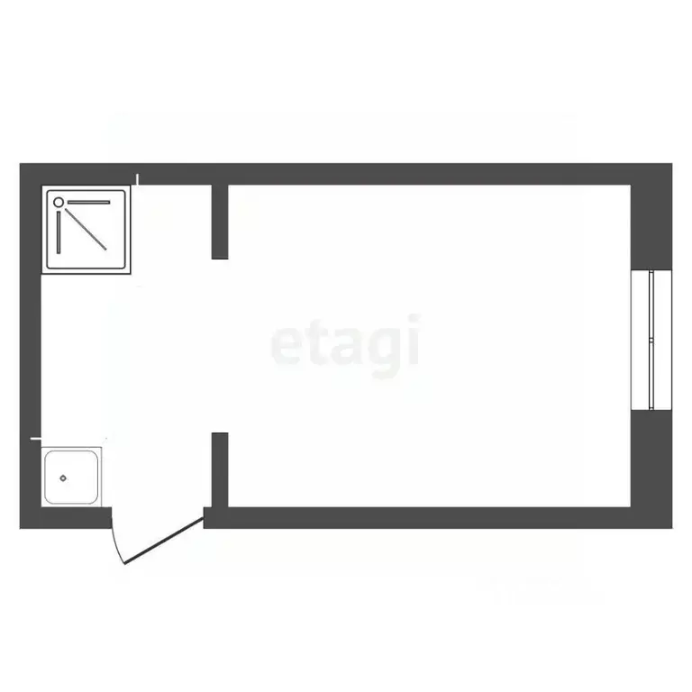 Комната Тюменская область, Тюмень Олимпийская ул., 25 (17.1 м) - Фото 2