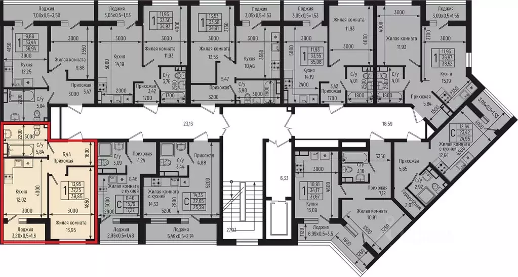 1-к кв. Краснодарский край, Туапсинский муниципальный округ, с. Небуг ... - Фото 2