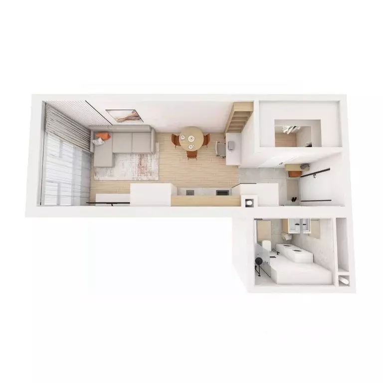 1-к кв. Приморский край, Владивосток ул. Нейбута (34.93 м) - Фото 2