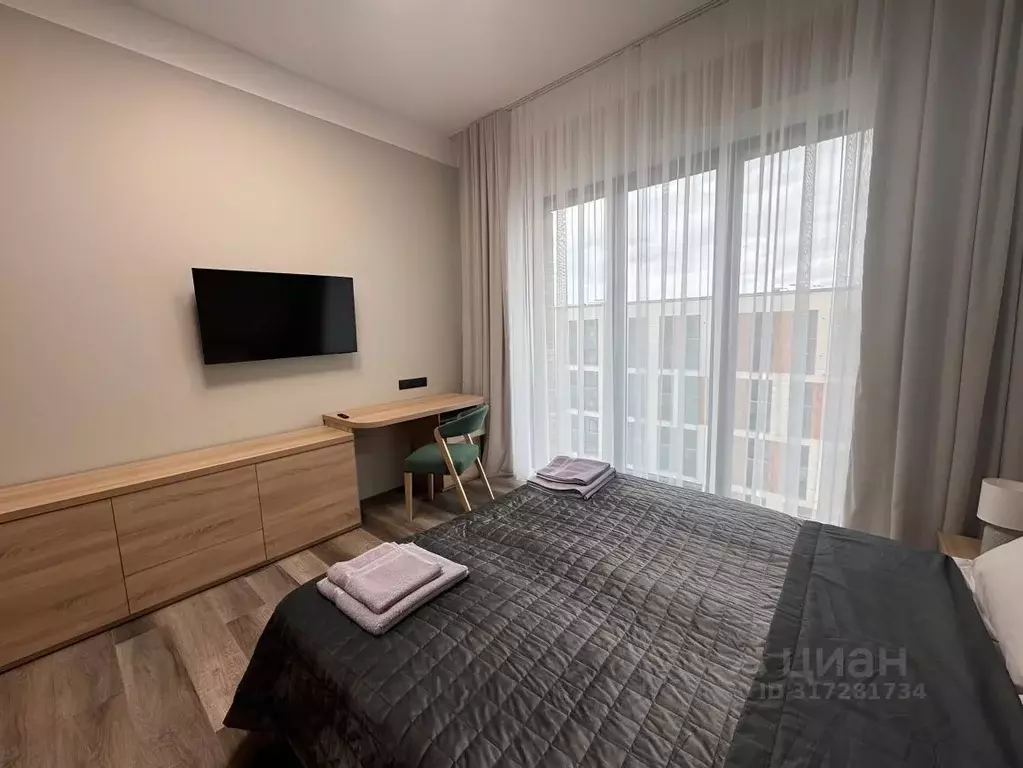 Студия Санкт-Петербург наб. Макарова, 58 (35.0 м) - Фото 1