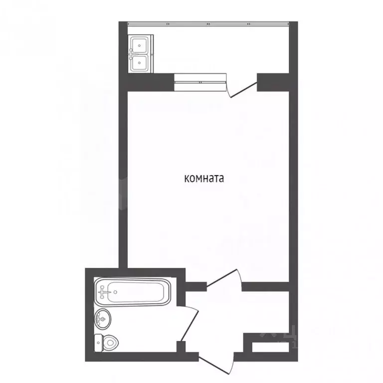 Студия Тюменская область, Тюмень Олимпийская ул., 22 (18.0 м) - Фото 2