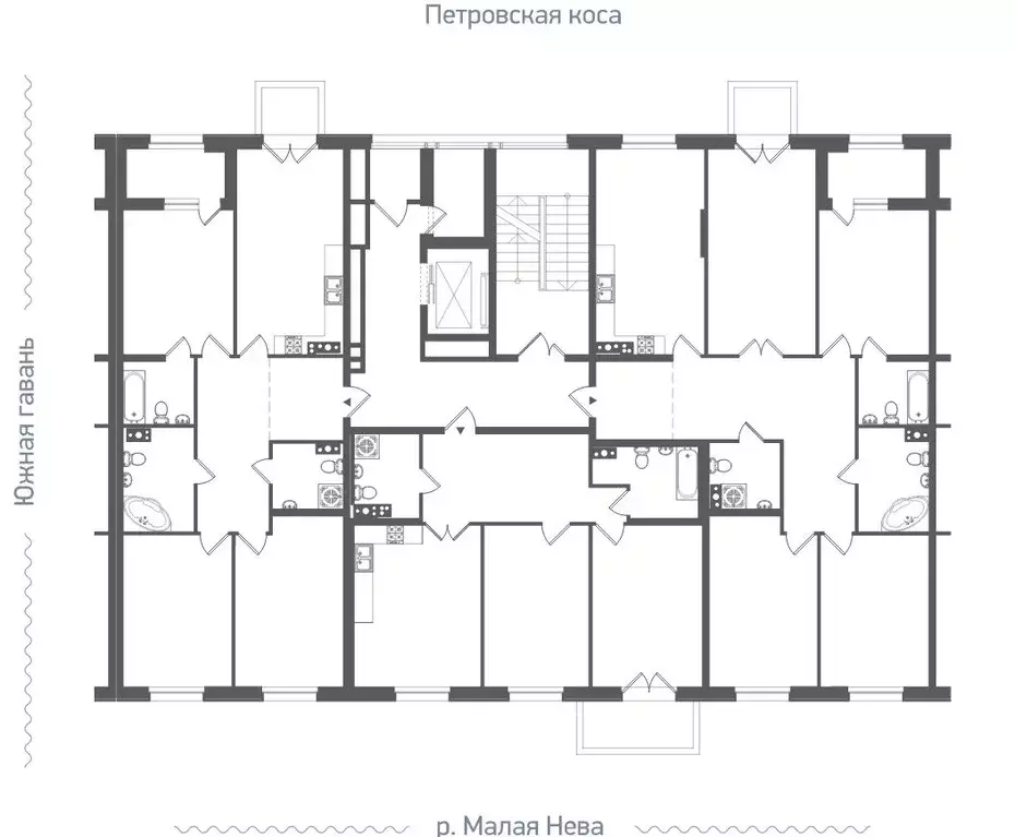 4-к кв. Санкт-Петербург проезд Петровская коса, 6к1 (143.2 м) - Фото 1