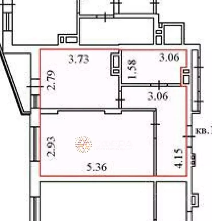 1-к кв. Новосибирская область, Новосибирск ул. Героев Революции, 17 ... - Фото 2