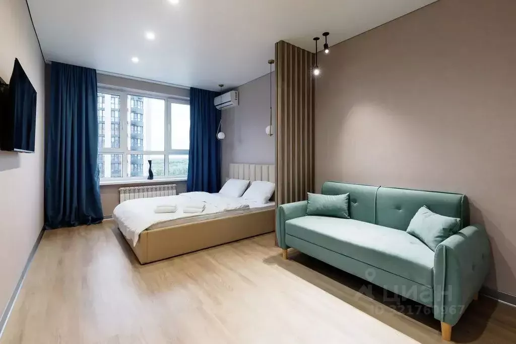 1-к кв. Ростовская область, Ростов-на-Дону Левобережная ул., 6/6с1 ... - Фото 1