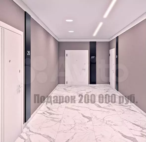 2-к. квартира, 67 м, 2/4 эт. - Фото 1