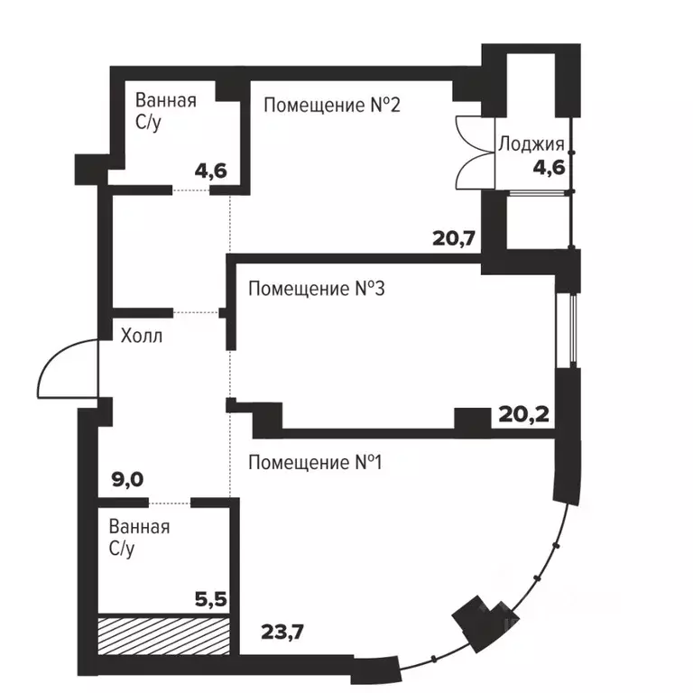 2-к кв. Челябинская область, Челябинск ул. Труда, 157А (83.7 м) - Фото 1