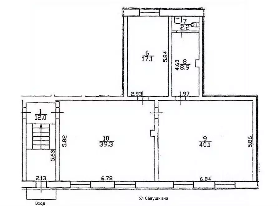 Помещение свободного назначения в Санкт-Петербург ул. Савушкина, 12 ... - Фото 2