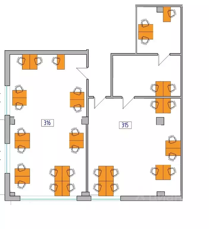 Офис в Москва МКАД, 47-й км, 11с2 (205 м) - Фото 2