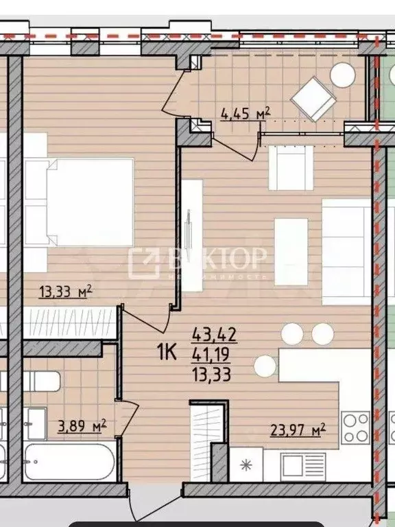 1-к кв. Ярославская область, Ярославль ул. Спасская, 6 (41.7 м) - Фото 2