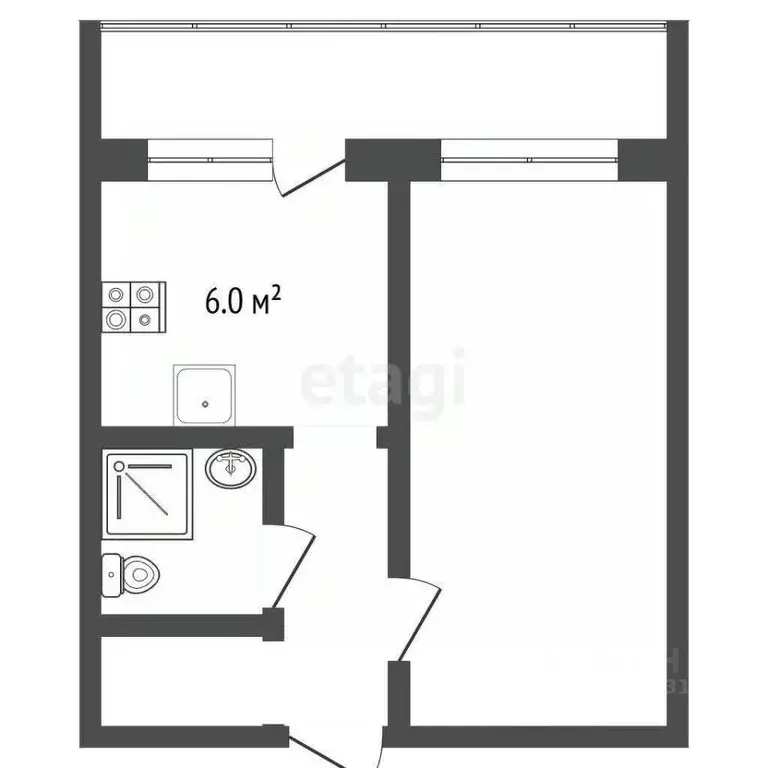 1-к кв. Ямало-Ненецкий АО, Новый Уренгой Лимбяяха мкр, Приозерный мкр, ... - Фото 2