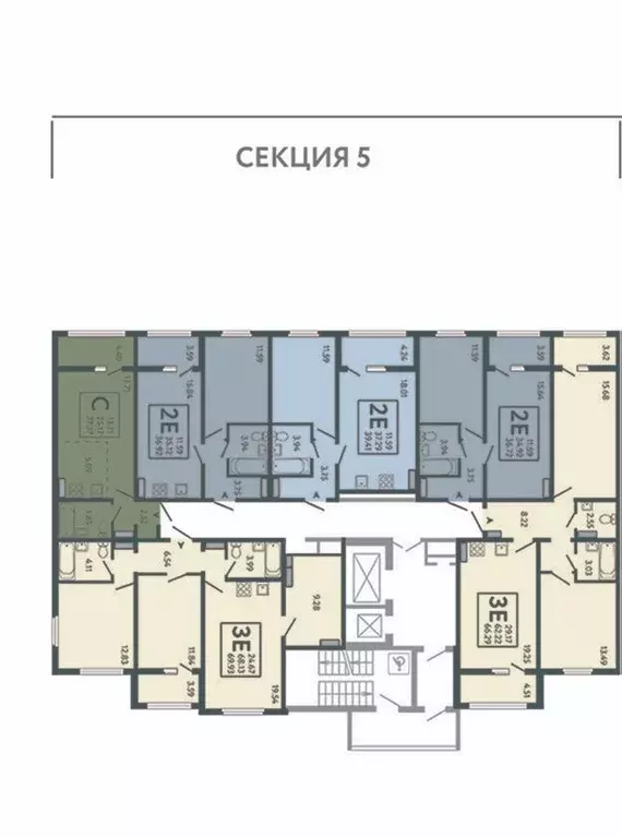 2-к кв. Липецкая область, Липецк ул. Перова, 2В (66.29 м) - Фото 2