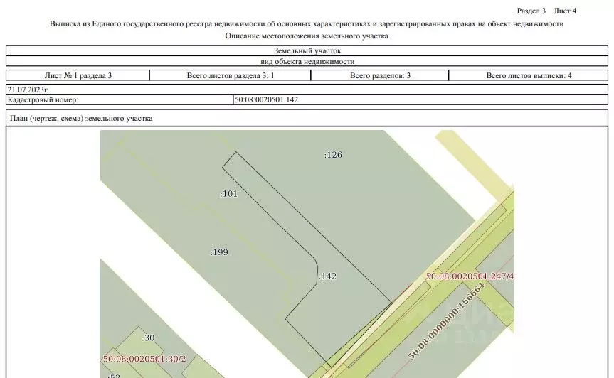 Участок в Московская область, Дедовск г. Истра муниципальный округ, ... - Фото 1