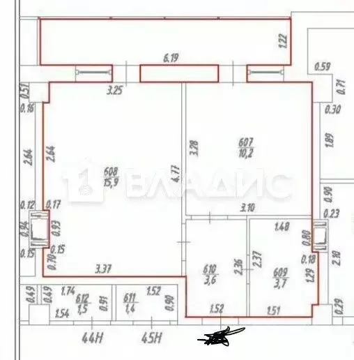 1-к кв. Санкт-Петербург Пулковское ш., 14Г (36.5 м) - Фото 2