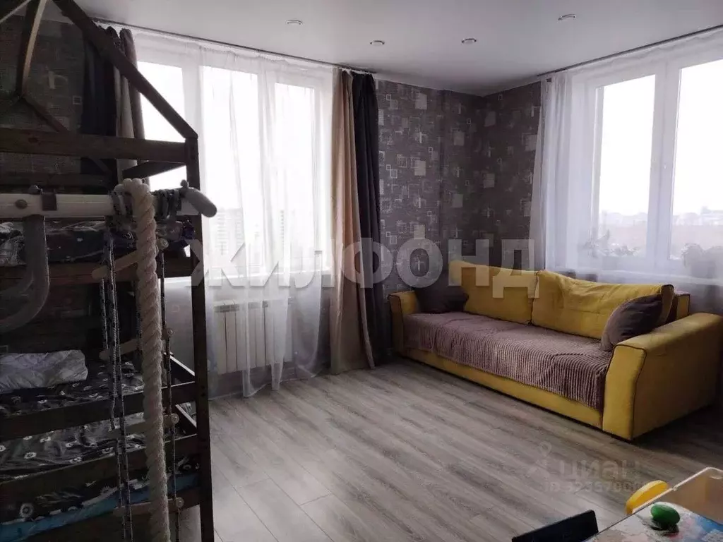 1-к кв. Новосибирская область, Новосибирск Бугринская роща мкр, ул. ... - Фото 0