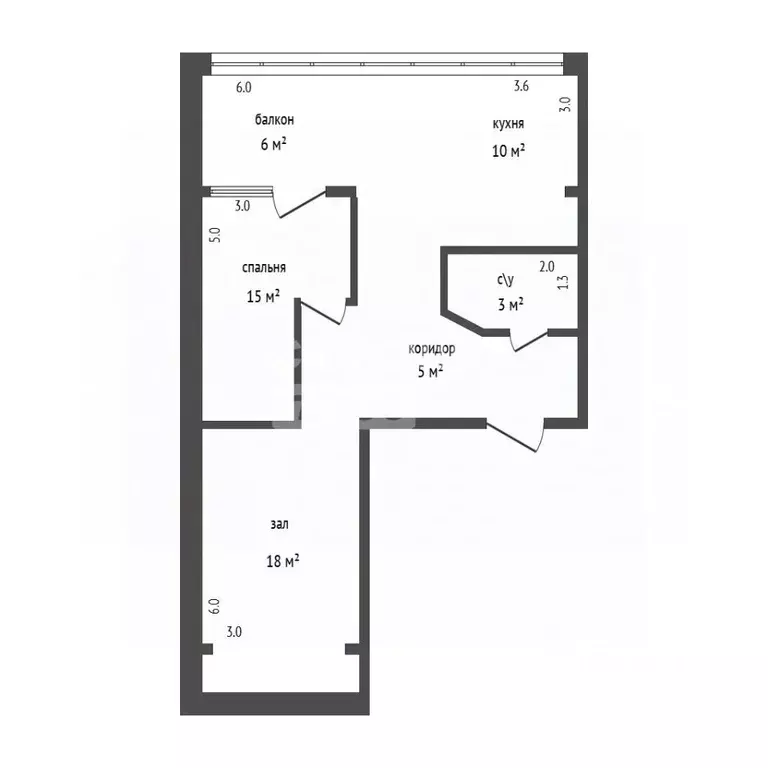 2-к кв. Дагестан, Дербент ул. Владимира Ленина, 5 (53.0 м) - Фото 2