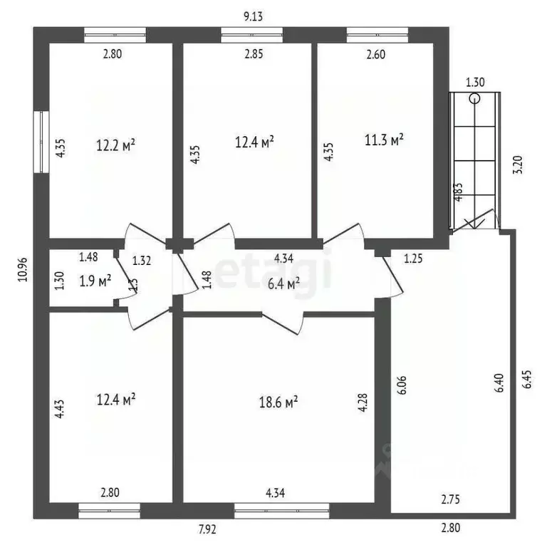 Дом в Тюменская область, Тобольск Молодежная ул., 24 (77 м) - Фото 1