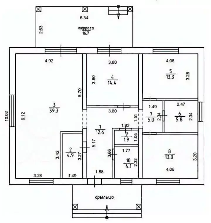 Дом в Владимирская область, Муром с. Панфилово, ул. Преображенская ... - Фото 1