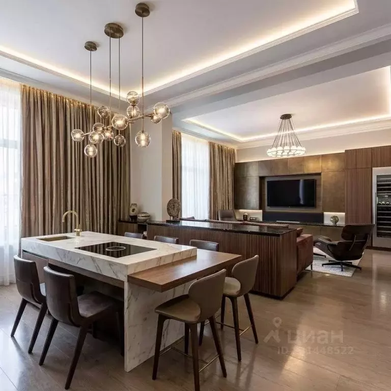 3-к кв. Москва Погодинская ул., 20К5 (190.0 м) - Фото 1