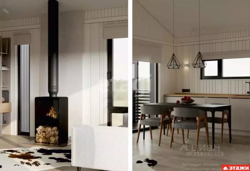 Дом в Владимирская область, Ковровский район, Малыгинское с/пос, д. ... - Фото 1