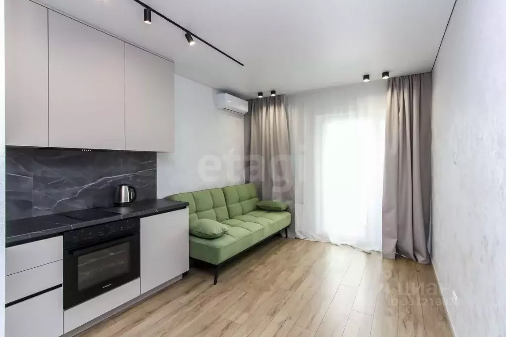 Студия Тюменская область, Тюмень ул. Газовиков, 38к1 (23.4 м) - Фото 1