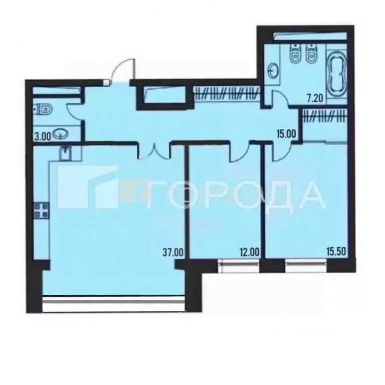 3-к кв. Московская область, Красногорск ул. Согласия, 19 (86.0 м) - Фото 1