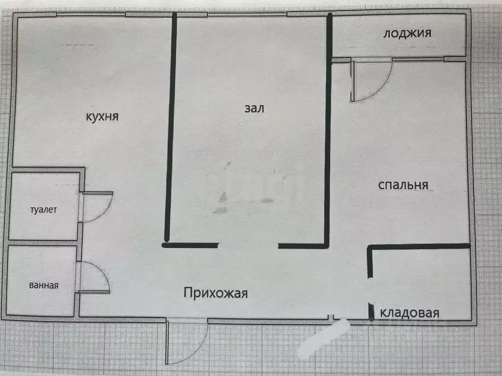 2-к кв. Приморский край, Владивосток ул. Надибаидзе, 11 (50.4 м) - Фото 0