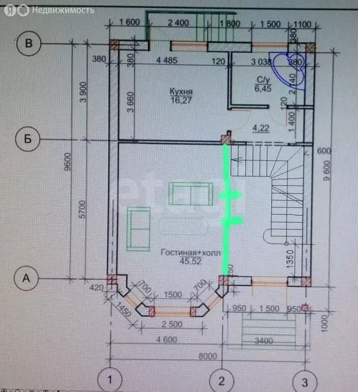 Дом в Каспийск, микрорайон Кемпинг, улица 4-я Линия (168 м) - Фото 2