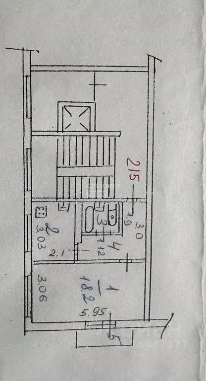 1-к кв. Пензенская область, Пенза ул. Карпинского, 35 (35.4 м) - Фото 1