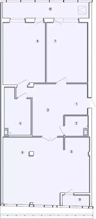 3-к кв. Санкт-Петербург ул. Грота, 1-3г (144.7 м) - Фото 0