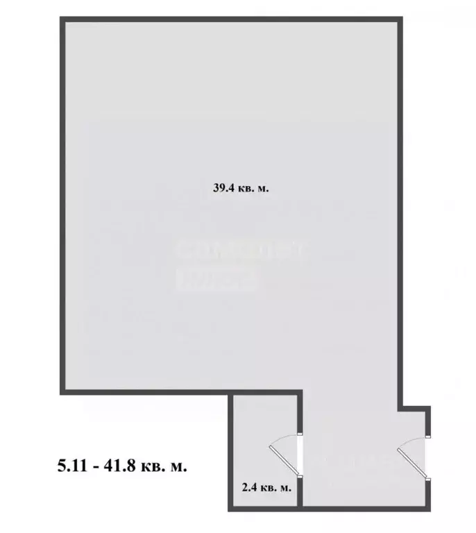 1-к кв. Оренбургская область, Оренбург Советская ул., 126 (41.9 м) - Фото 1