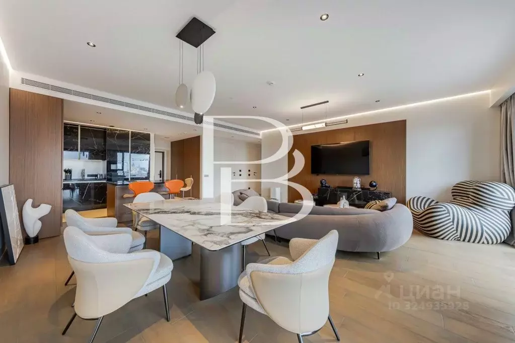 3-к кв. Москва Поклонная ул., 9 (128.0 м) - Фото 1