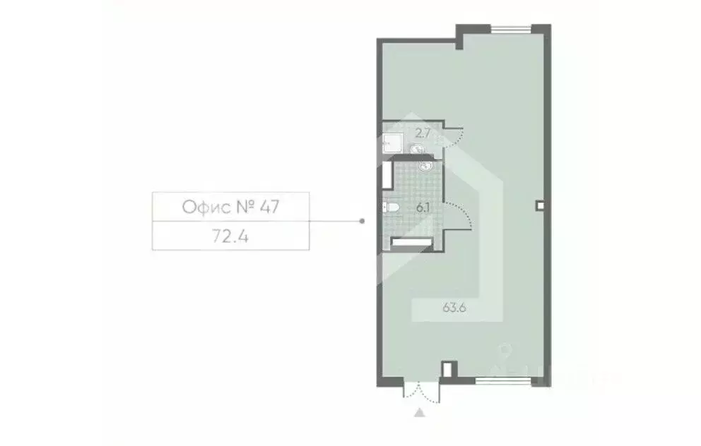 Помещение свободного назначения в Москва Производственная ул., 17 (72 ... - Фото 2