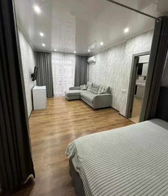 1-к кв. Краснодарский край, Краснодар Музыкальный мкр, ул. Имени С.В. ... - Фото 1