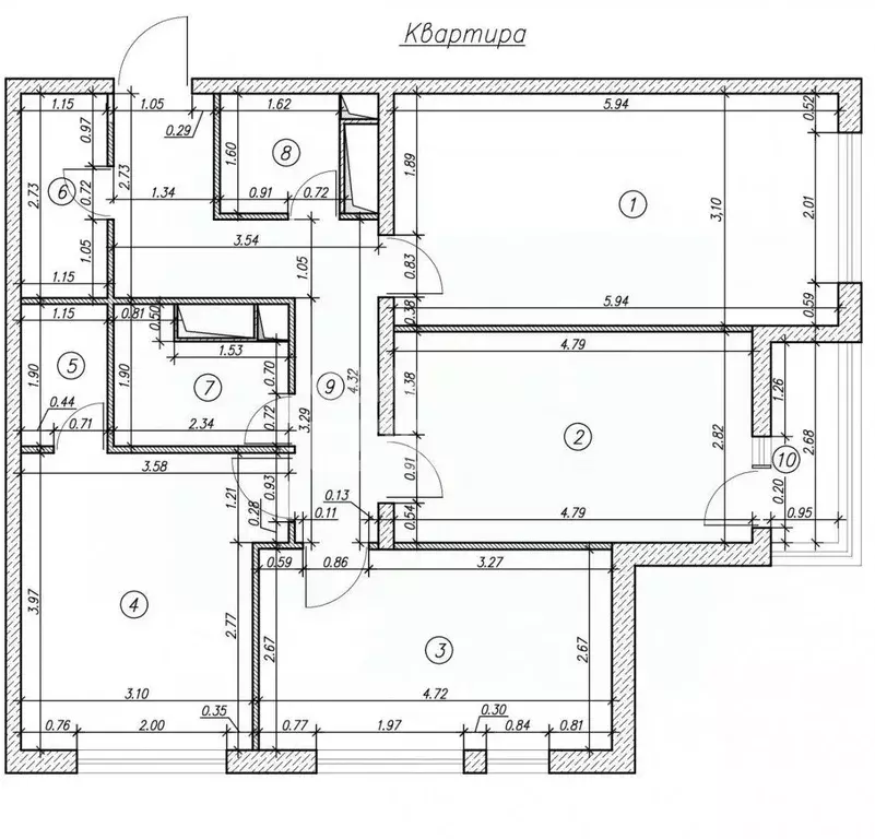 3-к кв. Московская область, Химки ул. Генерала Дьяконова, 4 (76.4 м) - Фото 2