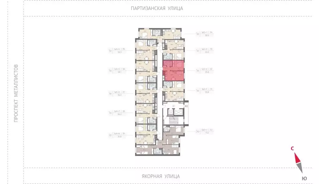 2-комнатная квартира: Санкт-Петербург, Невский район, муниципальный ... - Фото 1