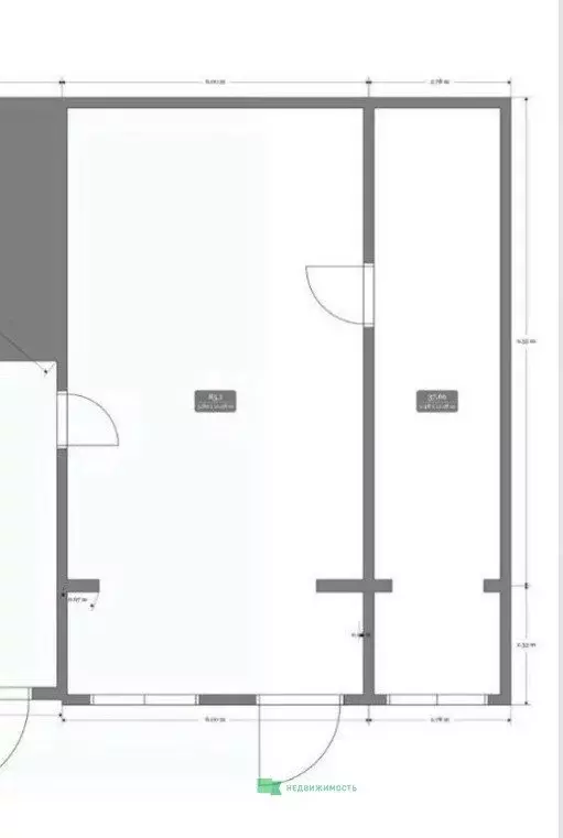 Помещение свободного назначения (122.7 м) - Фото 1