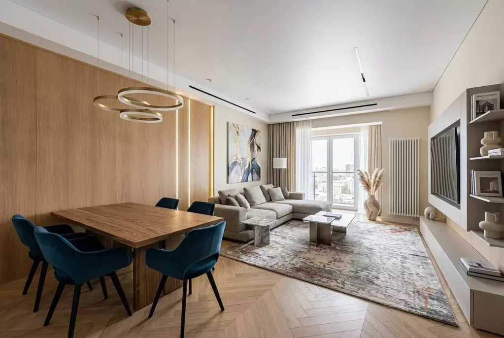 4-к кв. Москва ул. Хамовнический Вал, 36 (127.0 м) - Фото 1