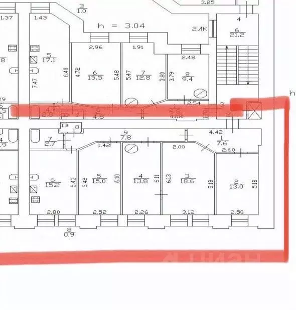 4-к кв. Санкт-Петербург Чкаловский просп., 58 (94.6 м) - Фото 2