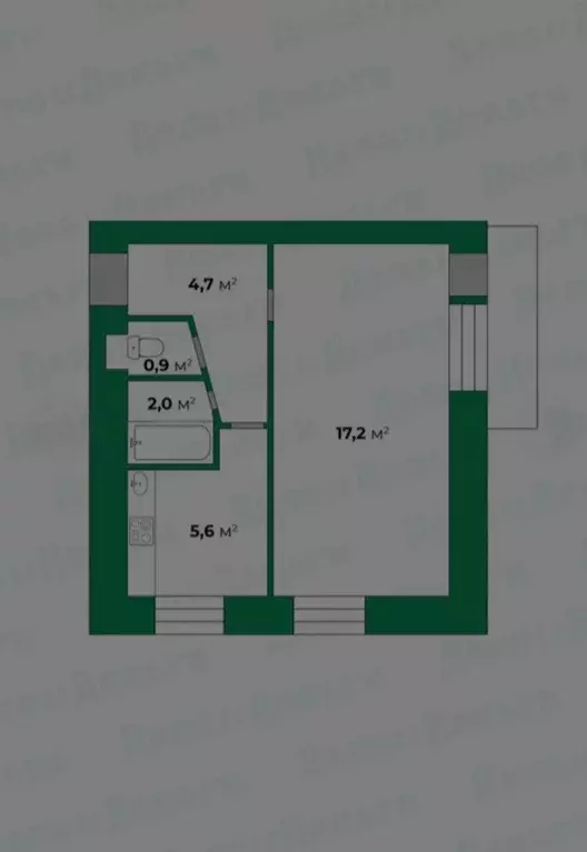 Продаётся 1-к квартира, 31 м - Фото 0